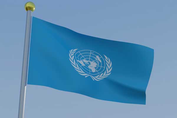 国連の旗 イメージ