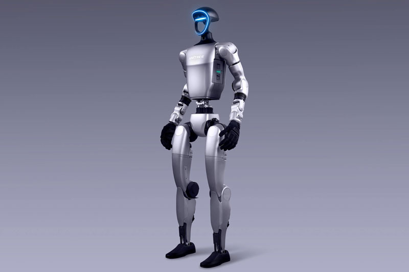 Unitreeの小型ヒューマノイドロボットG1 価格は1万6,000米ドル　出所：Unitree