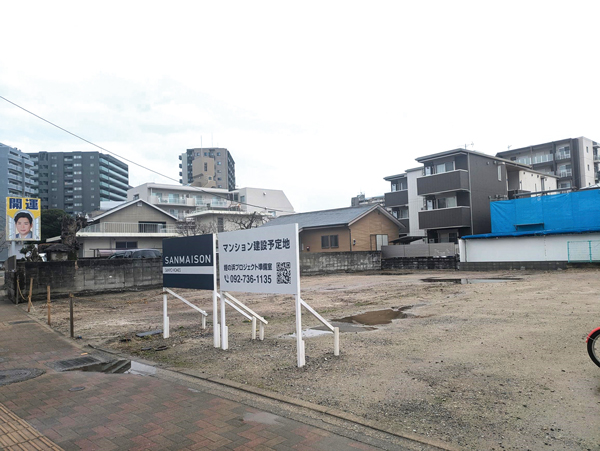 （仮称）姪の浜一丁目計画　3月撮影