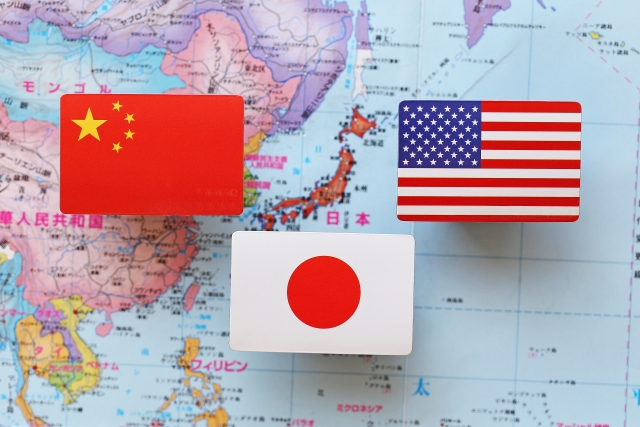 日米中関係　イメージ