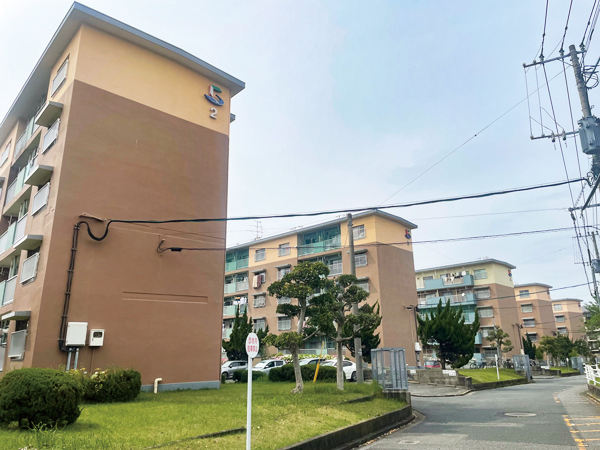 名島団地の様子