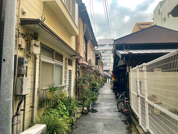 仮に狭い路地にある空き家が崩壊した場合、住民の避難を妨げる可能性が懸念される