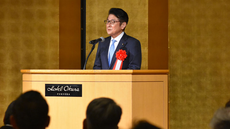 自由民主党参議院議員会長・松山政司氏