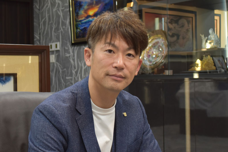 代表取締役社長兼CEO 新地洋和 氏