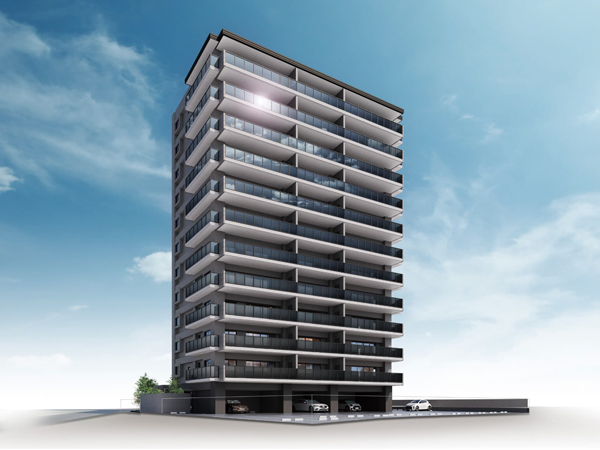 アメイズ荒木駅南　外観イメージパース