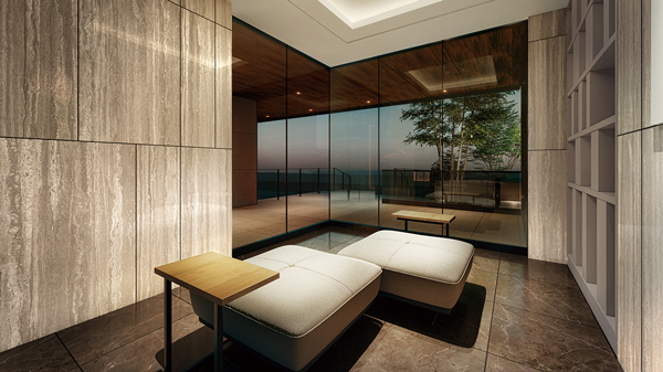 ラウンジ完成予想CG