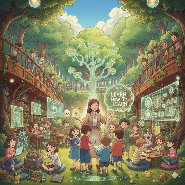 学び方を学ぶ　筆者イメージ画