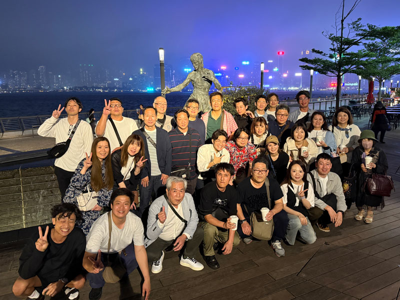 慰安旅行（香港）の様子