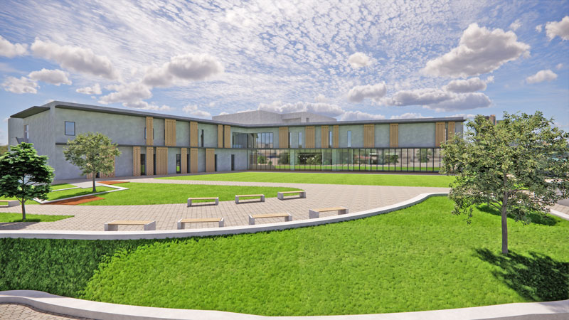 春日市地域交流施設外観イメージ