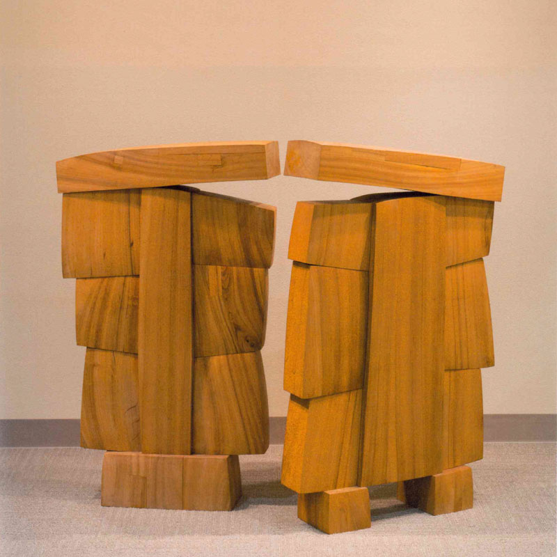 木の彫刻（富松孝侑作）