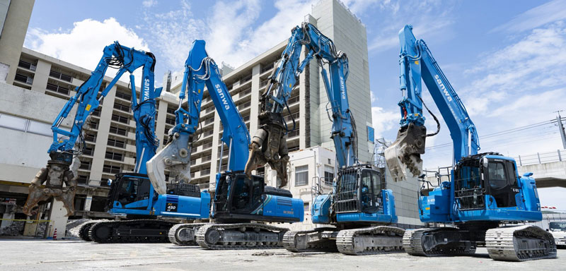 種類豊富な自社保有機