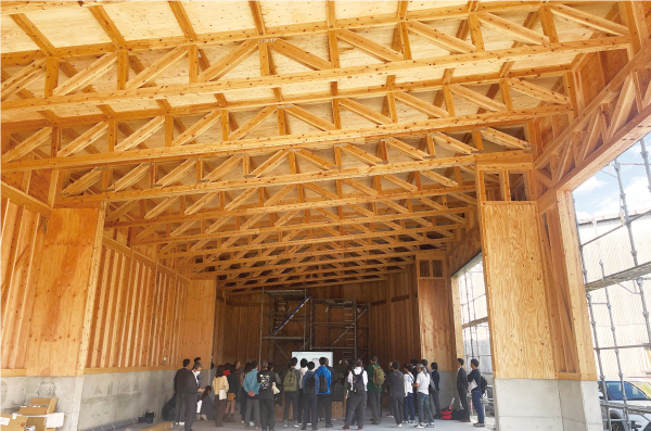 新倉庫の内部の様子