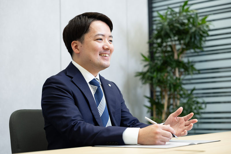 お客さまとの面談の様子