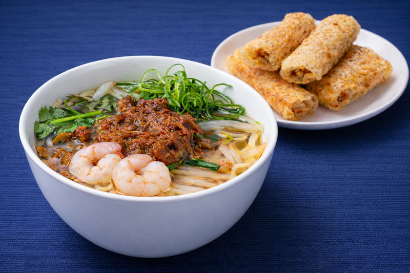 台南セット（担仔麺&揚げ春巻き）