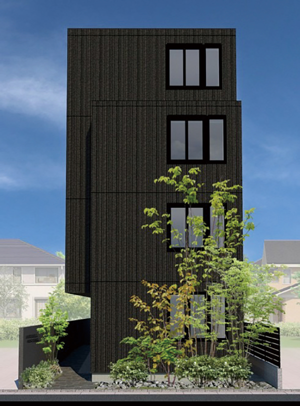 薬院駅から徒歩6分で計画しているホテルイメージパース