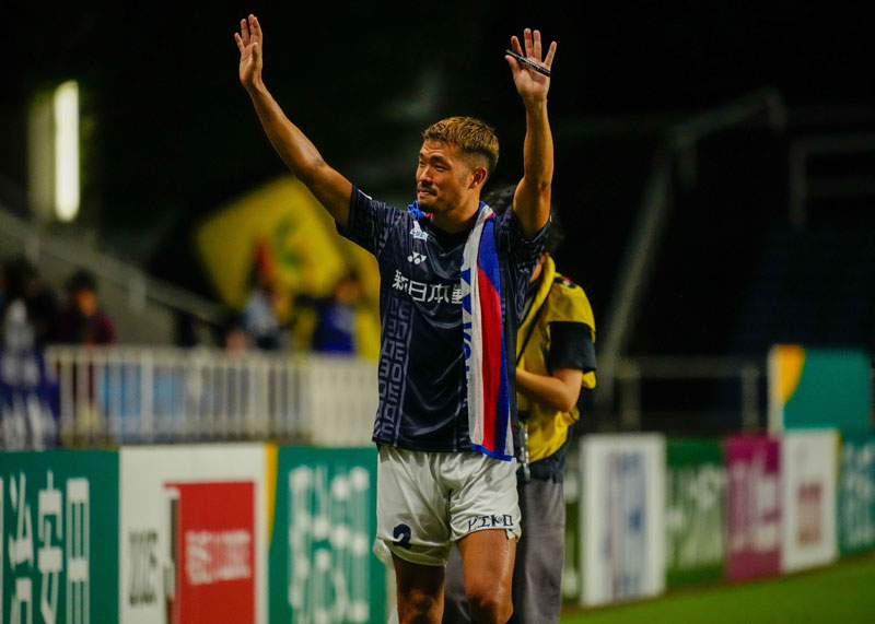 横浜FC戦で得点した湯澤聖人 ©︎ヒデシマ氏