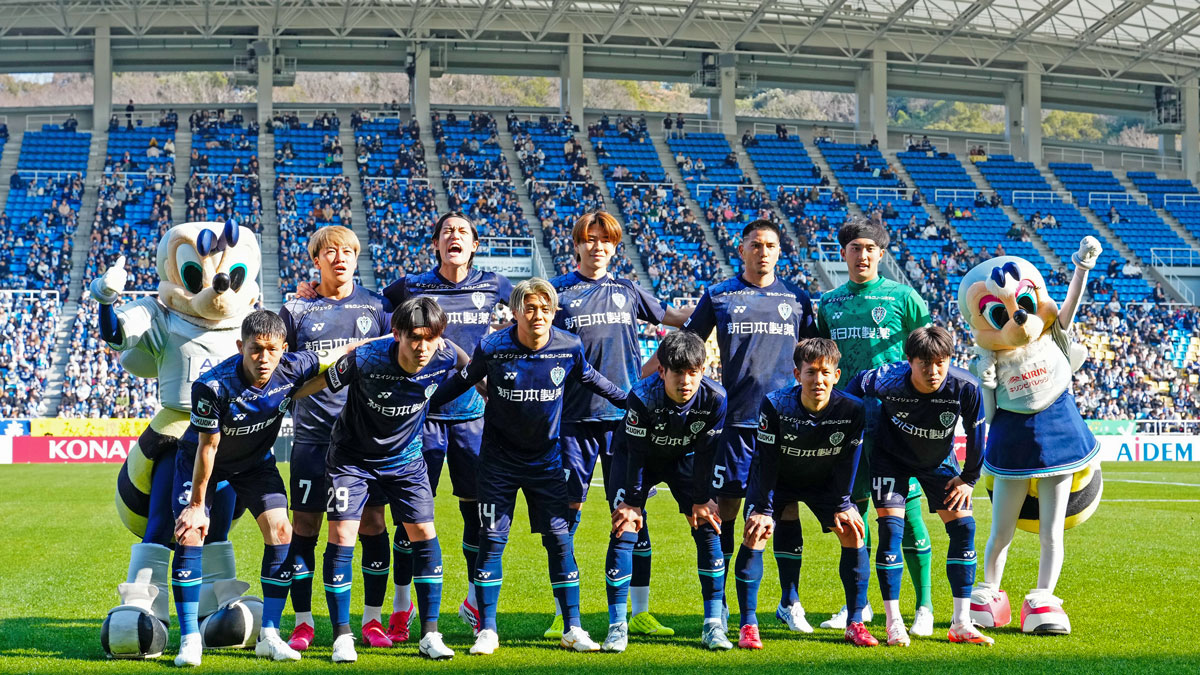 アビスパ福岡スターティングメンバー　撮影：ヒデシマ氏