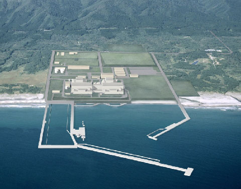 東通原子力発電所 完成予想図　出所：TEPCO
