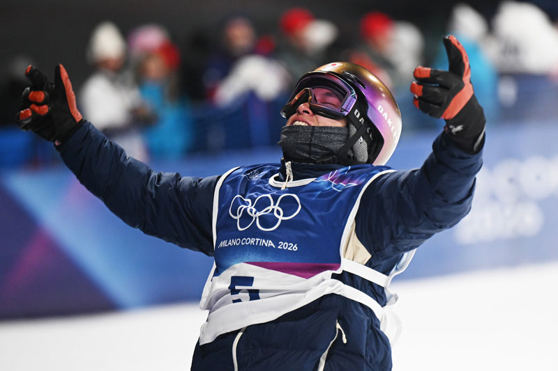 ビッグエア金メダルの木村葵来選手©Getty Images