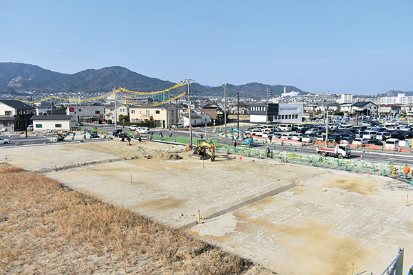 区画整理事業が進む橋本駅前