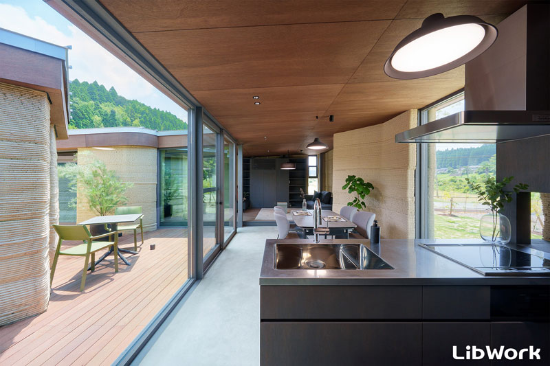 「Lib Earth House model B」室内