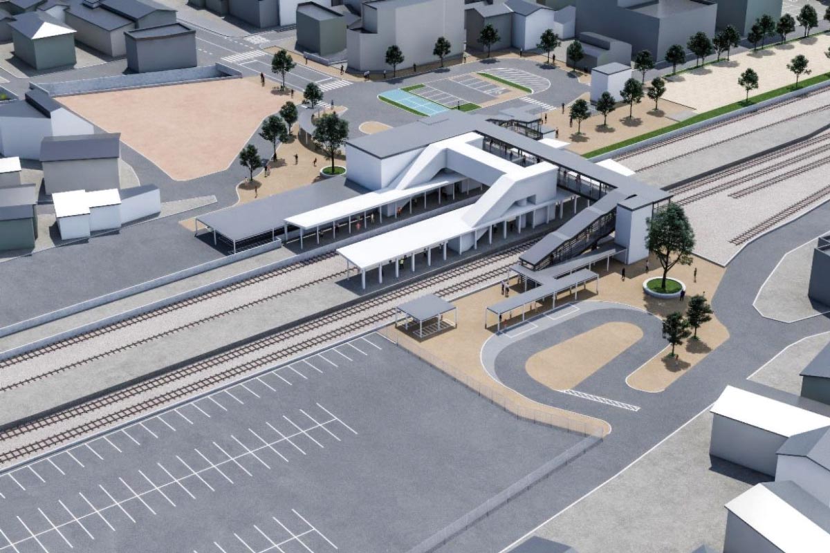 飯塚駅東口側完成イメージ