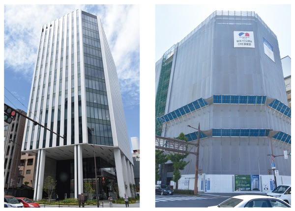（左）BIZIA小倉／（右）小倉京町センタービル