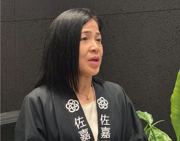 佐嘉酒造  木下里美社長