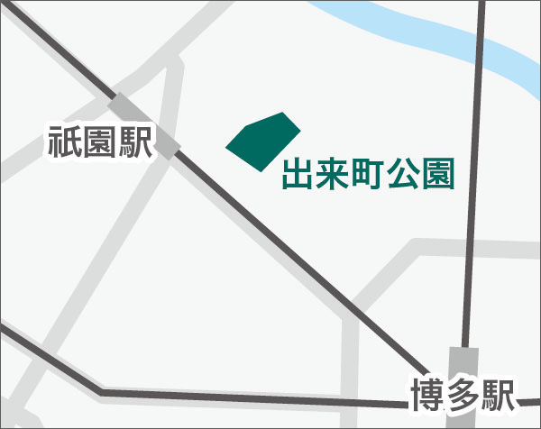 HAKATA 縁（EN） TERRACE　位置