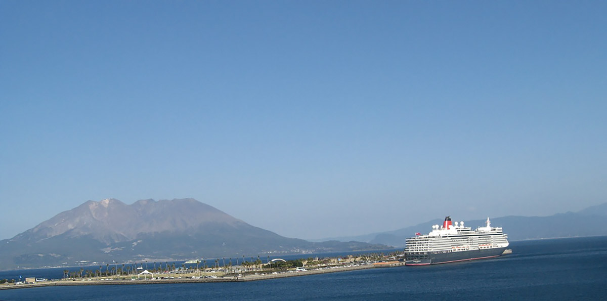 マリンポートかごしまを主とし鹿児島県への2025年のクルーズ船寄港回数は前年比21％増の183回となり過去最多