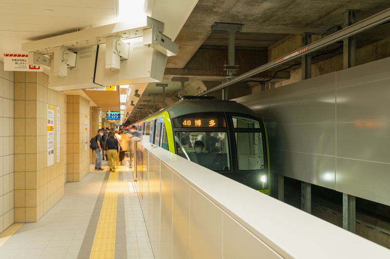 竣工写真（櫛田神社駅）