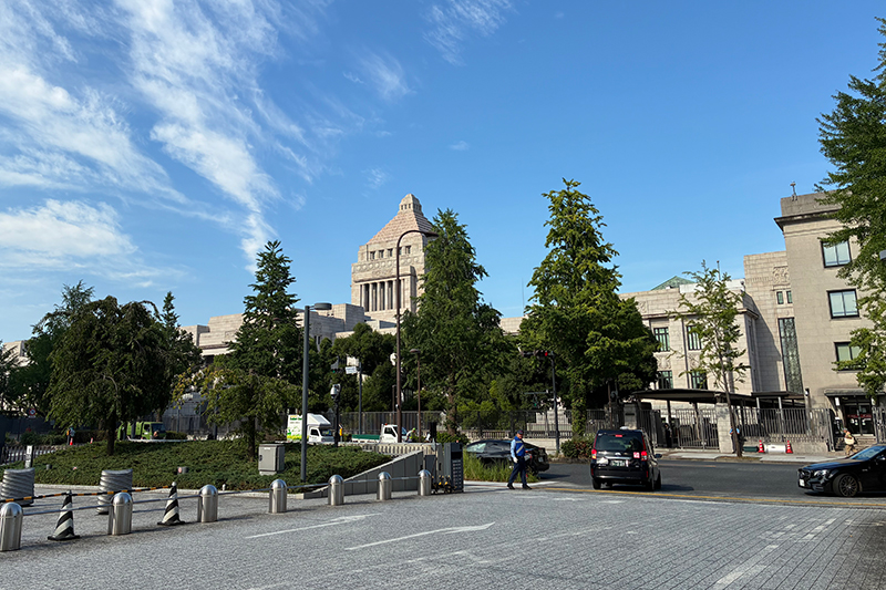 国会議事堂（衆議院第1議員会館前より撮影）