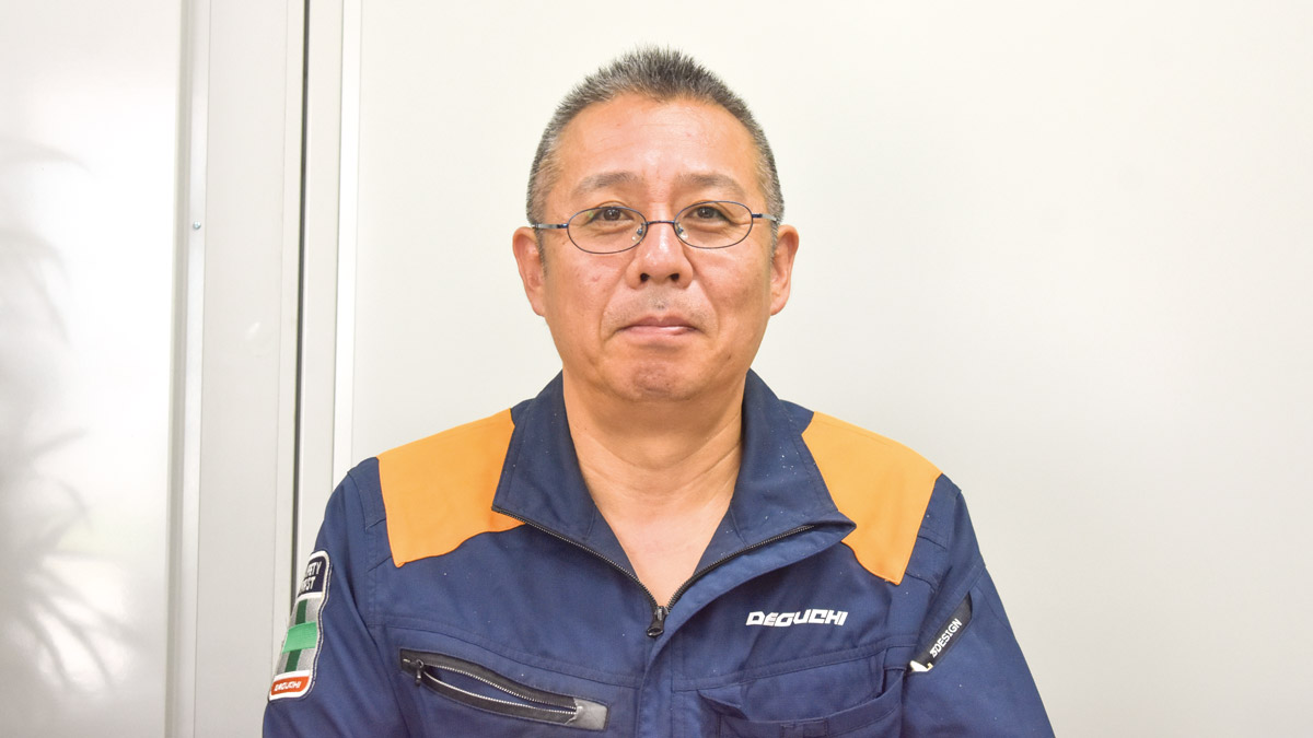 山口県鉄筋工業協同組合　　副理事長 サンティー（株）　代表取締役　手島健一 氏
