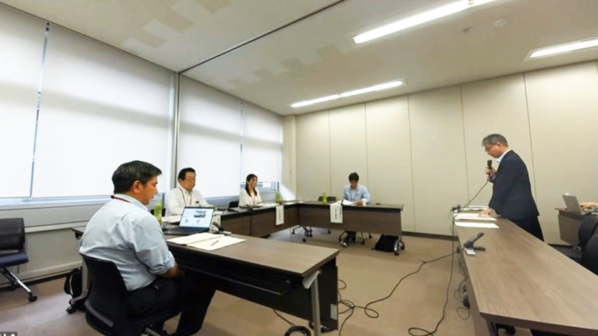 国土交通省内で開かれた検討会の様子