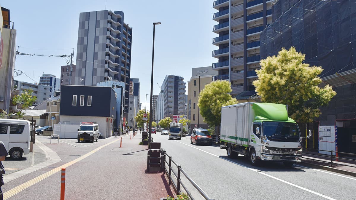 「渡辺通駅北土地区画整理事業」による新たな道路の開通が春吉エリアを変えた