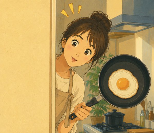 ひょっこり顔を覗かせる？（筆者イメージ作成）