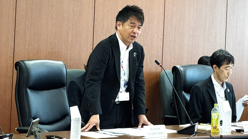 冒頭にあいさつした天野正治・前国土政策局審議官
