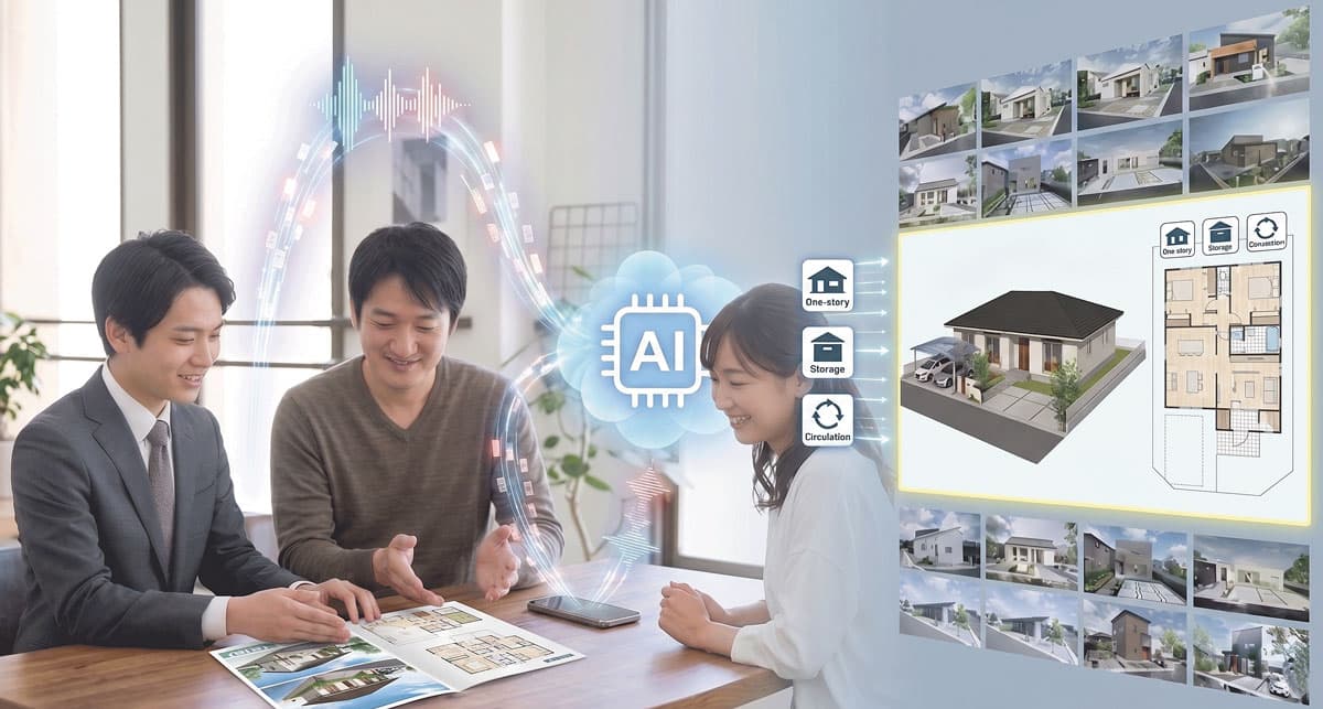 住宅営業AI「タノモシカ」イメージ