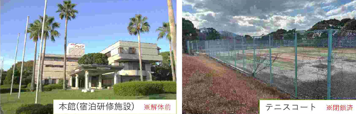 解体前の北九州ハイツ関連施設　市公表資料より