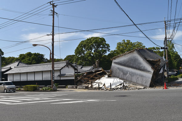 令和8年熊本地震で被害を受けた国指定名勝「松浜軒」