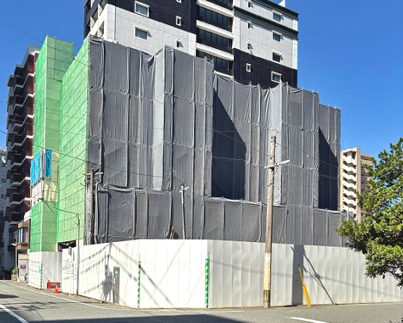 解体工事が進む料亭『老松』関連の敷地