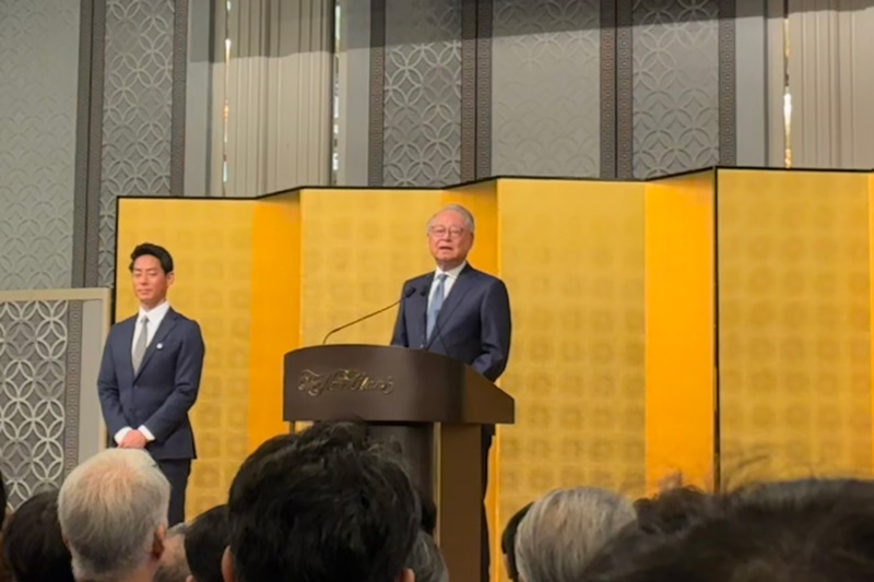 河邉哲司氏（久原本家グループ社主）より激励
