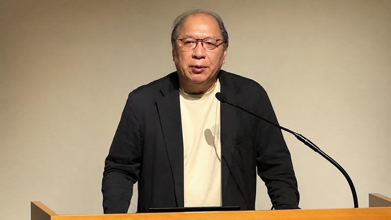 基調講演を行った中井検裕・東京科学大特命教授・名誉教授