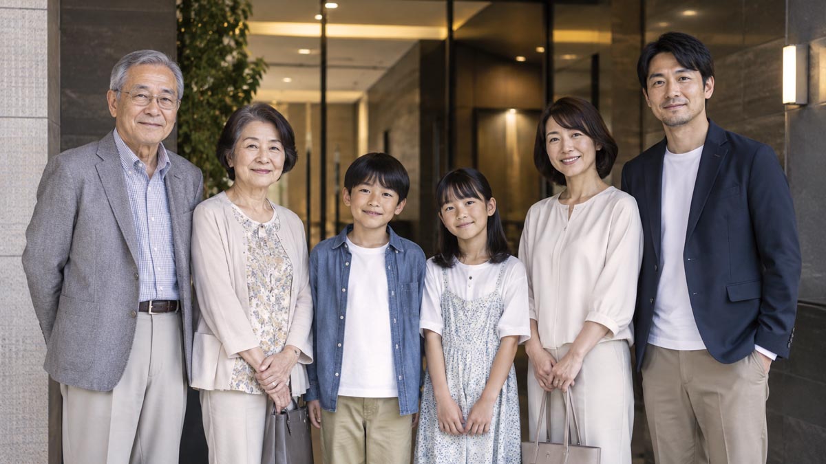 令和のマンションに三世代は住めるか　筆者作成