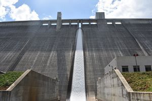 五ケ山ダムが供用開始、防災や渇水対策に期待