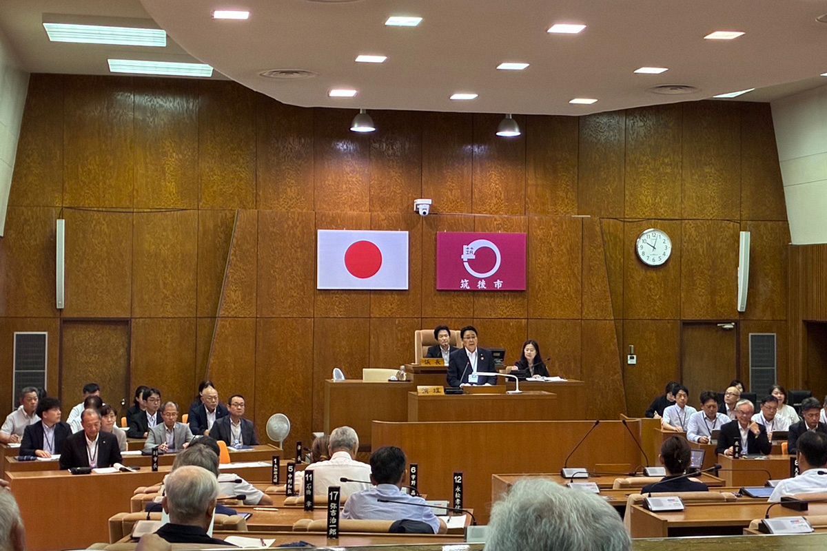 福岡県筑後市議会で、福岡県の海外旅費等支給の全容解明を求める意見書全員賛成で可決