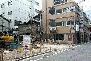 まちかど風景・博多区～中洲に新たな飲食店ビル