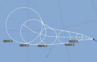 台風21号が発生～8月に入って9個目