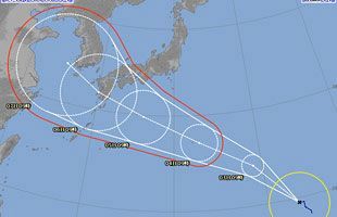 台風8号発生、九州を直撃か？