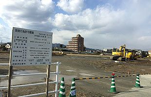 イオン小郡SC横にビッグモーター建設中